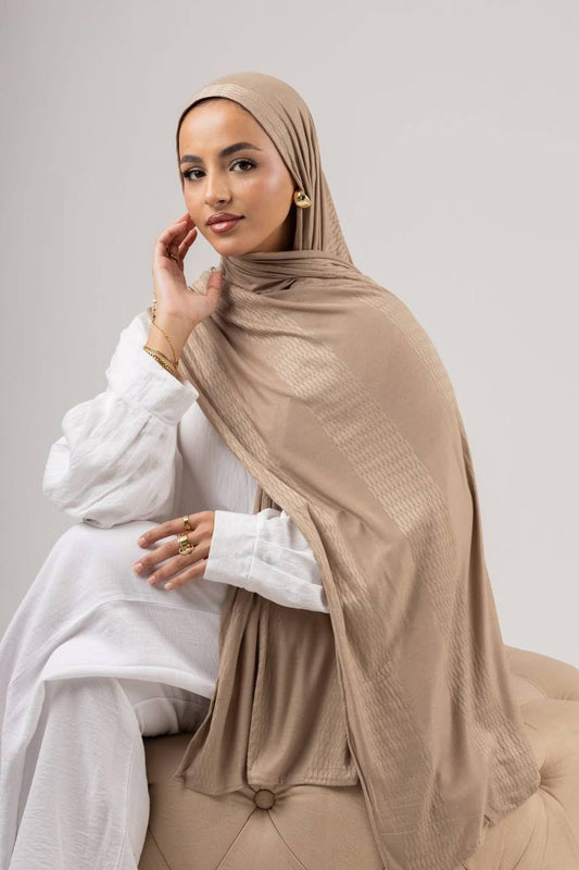 Desert Scale Kuwaiti Scarf in Camel #Color_Camel
