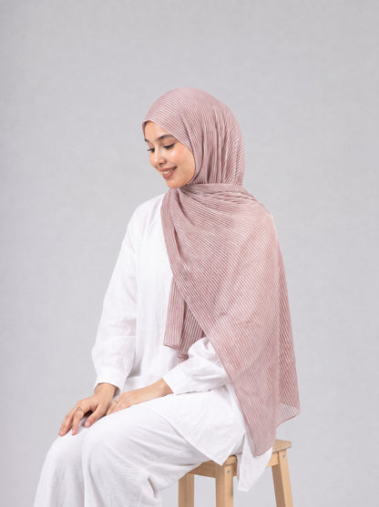 Mirage Pleat Kuwaiti Scarf in Cashmere #Color_Cashmere
