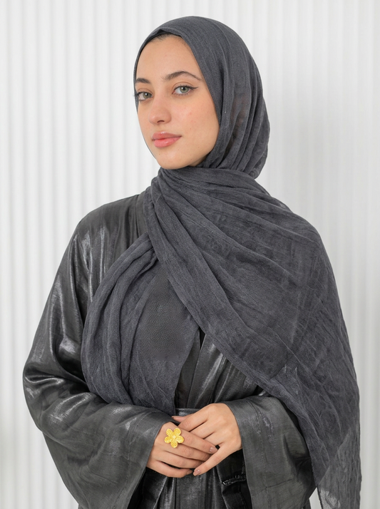 Elegant Thai Scarf Gray