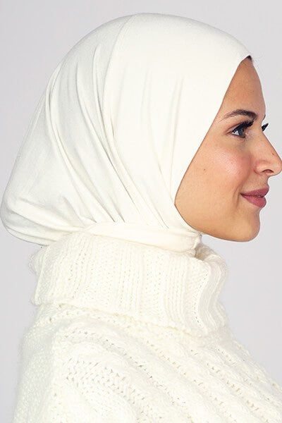 Ready Two Snap Hijab - Off White