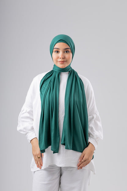 Jel Scarf and Bonnet Set in Olive #Color_Olive