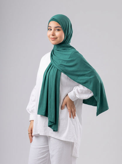 Jel Scarf and Bonnet Set in Olive #Color_Olive