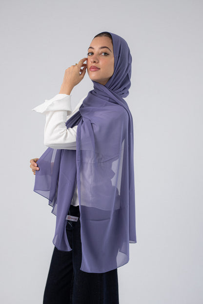 Plain Chiffon Lavander