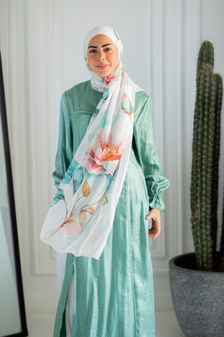 Crimson Charm Chiffon