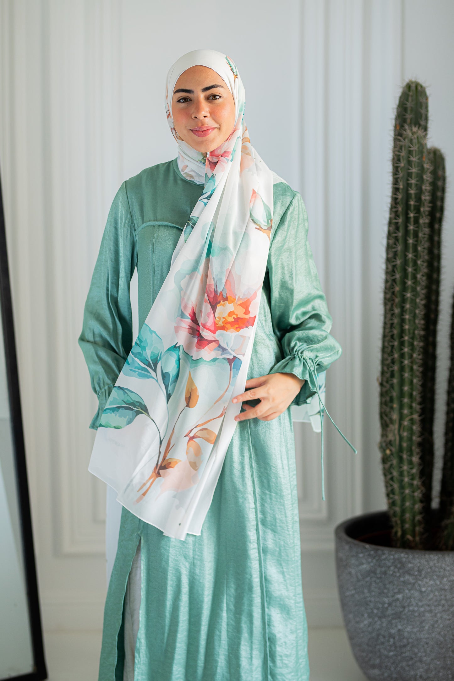 Crimson Charm Chiffon