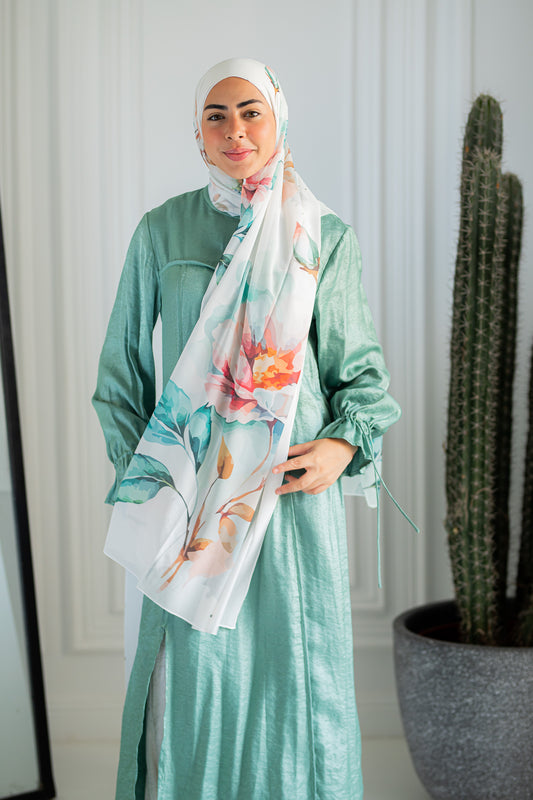 Crimson Charm Chiffon