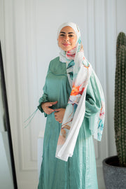 Crimson Charm Chiffon