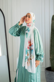 Crimson Charm Chiffon
