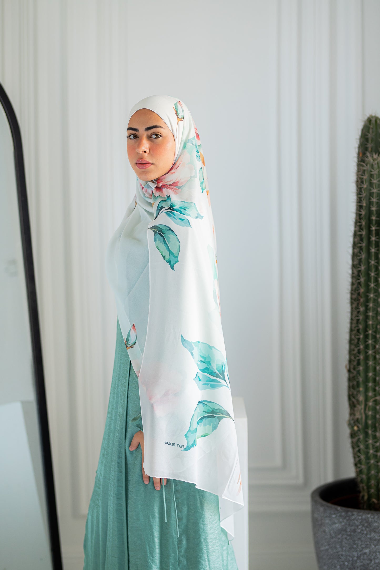 Crimson Charm Chiffon