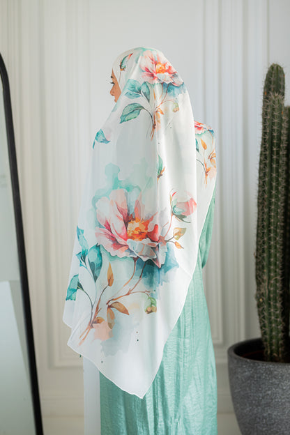 Crimson Charm Chiffon