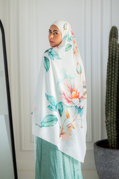 Crimson Charm Chiffon