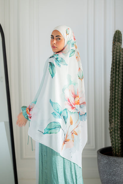 Crimson Charm Chiffon