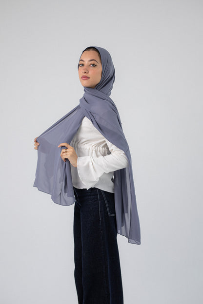 Plain Chiffon A4 Cool Gray