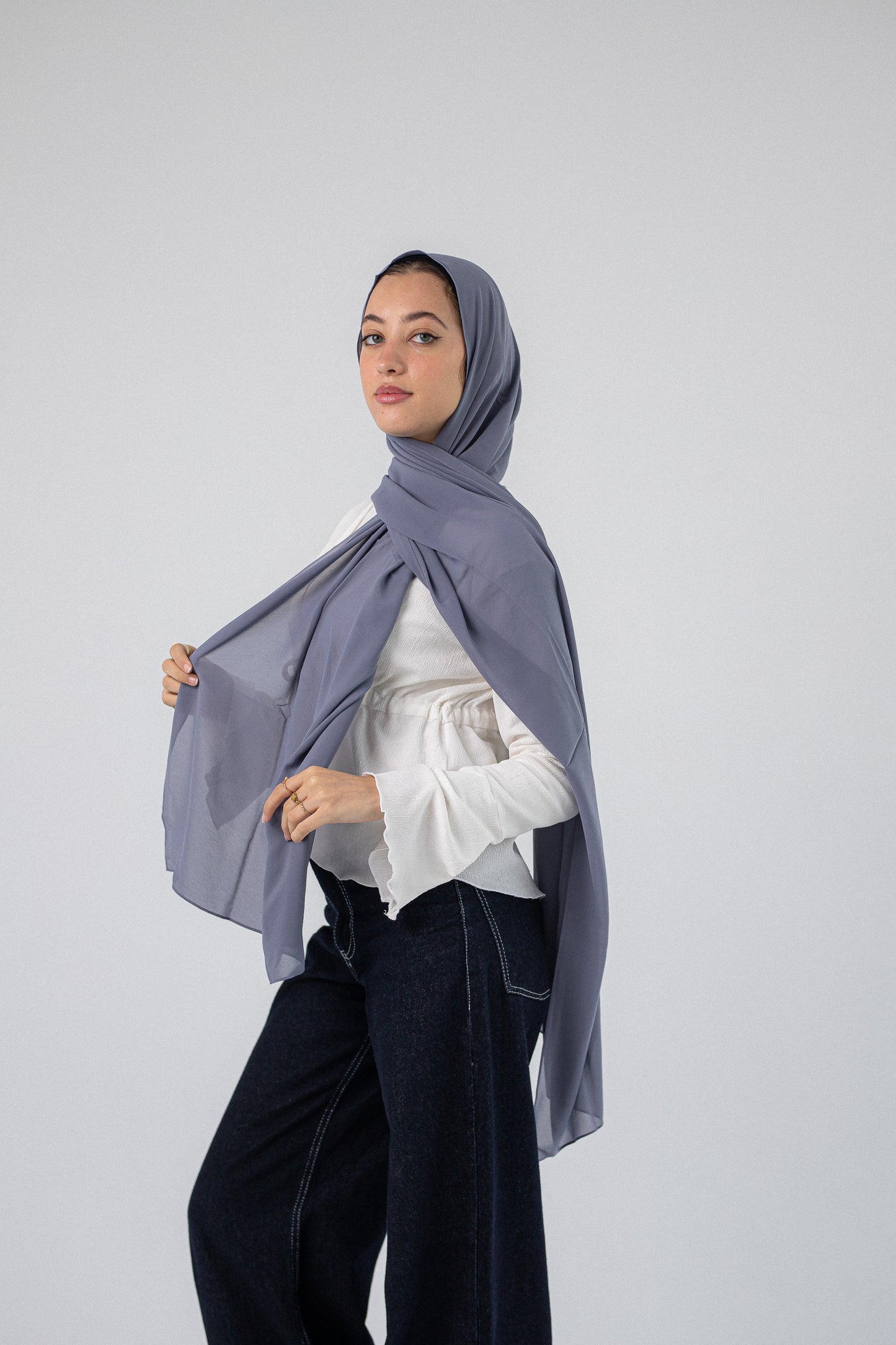 Plain Chiffon A4 Cool Gray