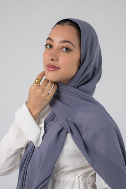 Plain Chiffon A4 Cool Gray