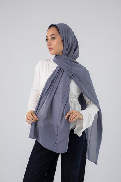 Plain Chiffon A4 Cool Gray