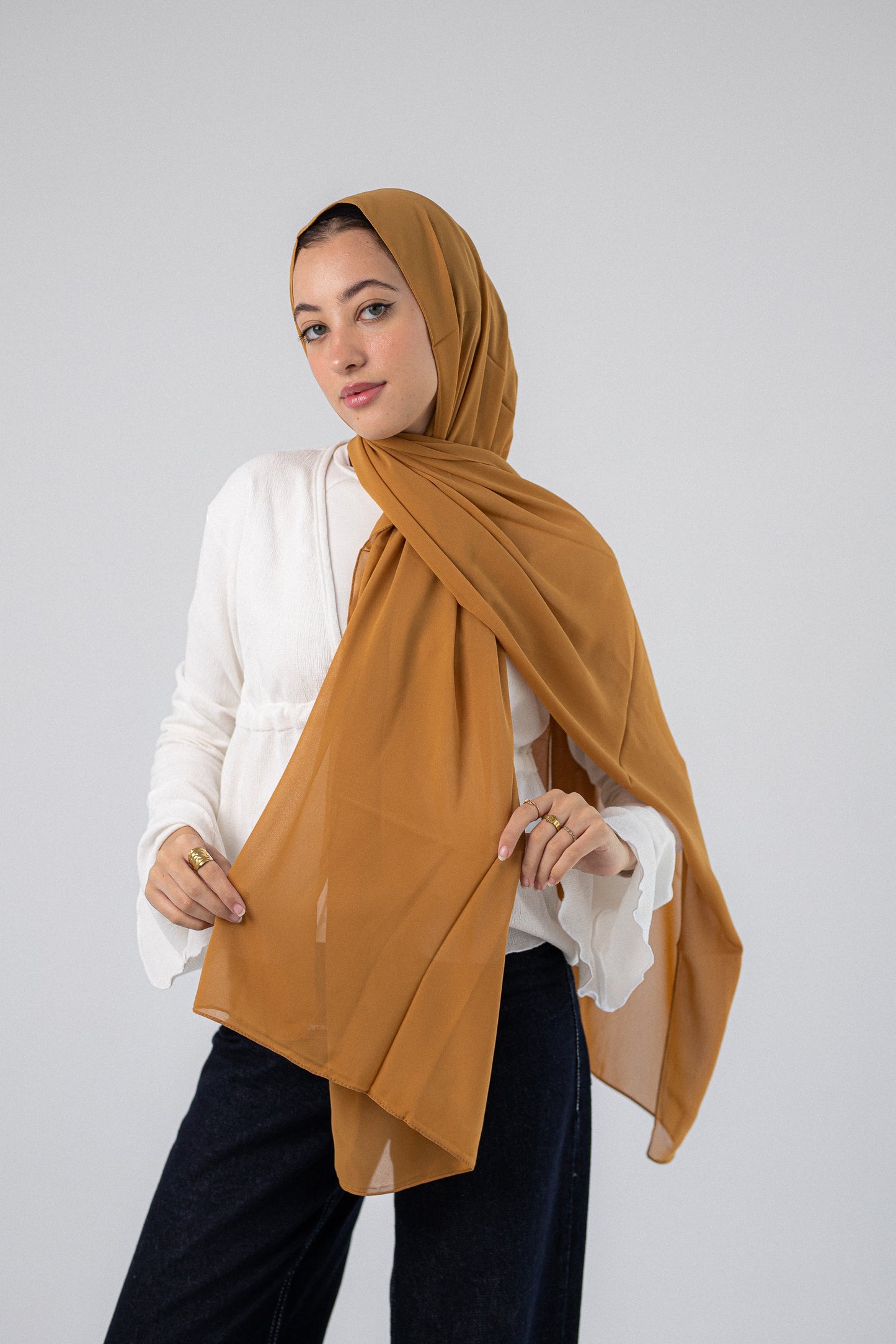 Plain Chiffon Caramel