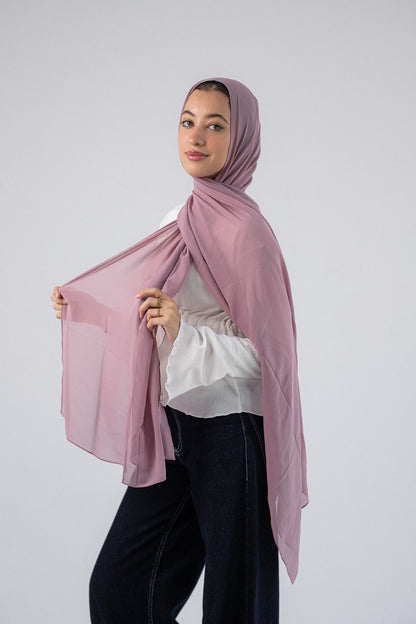 Plain Chiffon A4 Light Purple