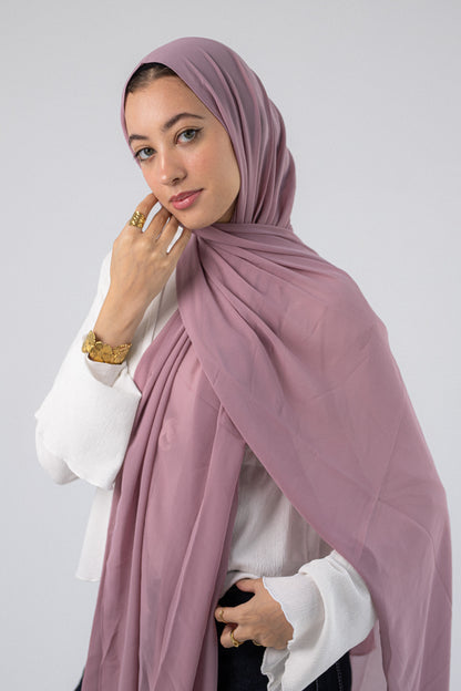 Plain Chiffon A4 Light Purple