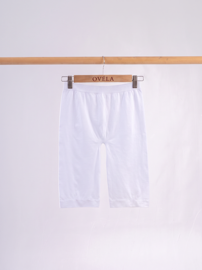 Smooth Layer Seamless Shorts in White #Color_White
