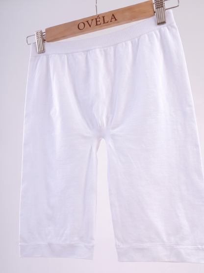Smooth Layer Seamless Shorts in White #Color_White